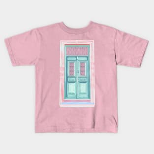 Vintage door Kids T-Shirt